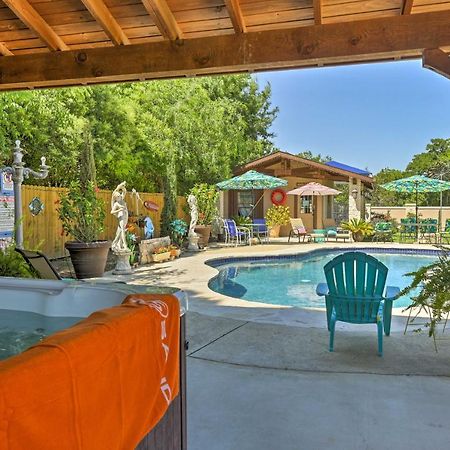 Peaceful Kerrville House With Private Pool And Hot Tub! Villa Exterior photo