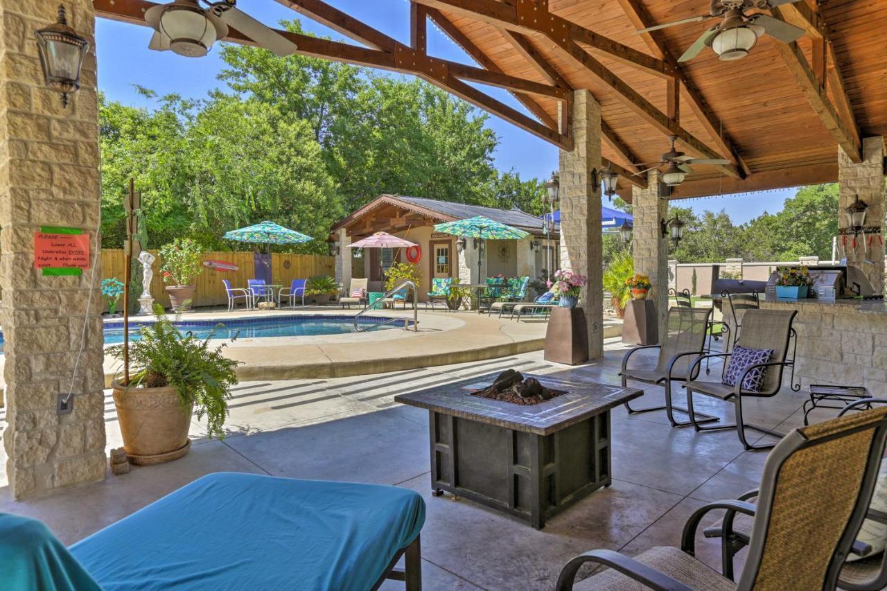 Peaceful Kerrville House With Private Pool And Hot Tub! Villa Exterior photo